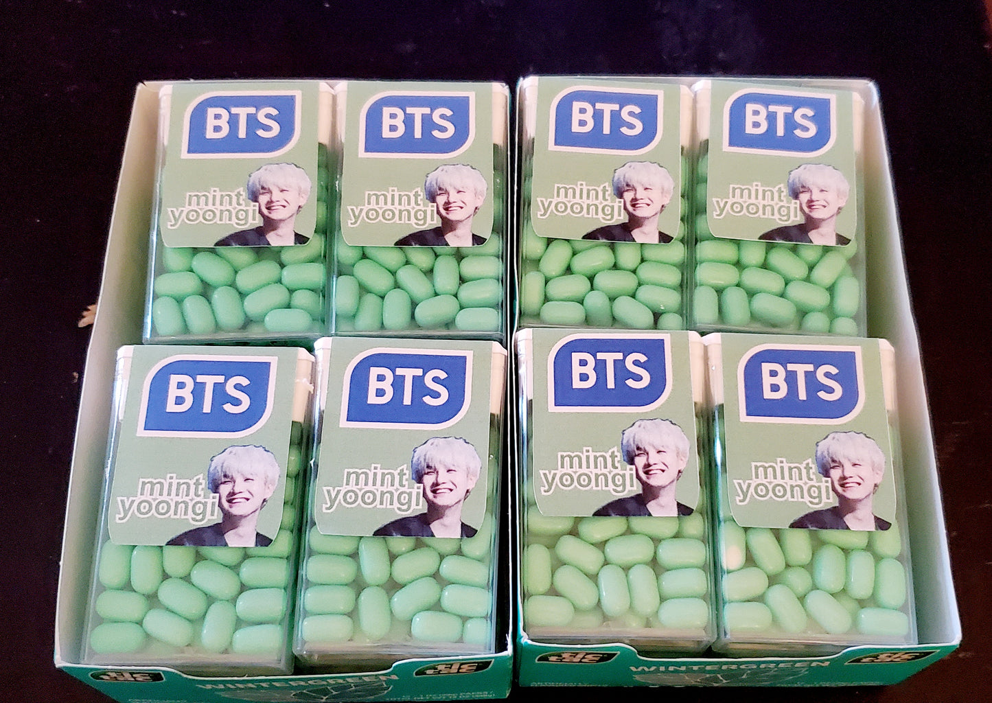 Mint yoongi tic tacs