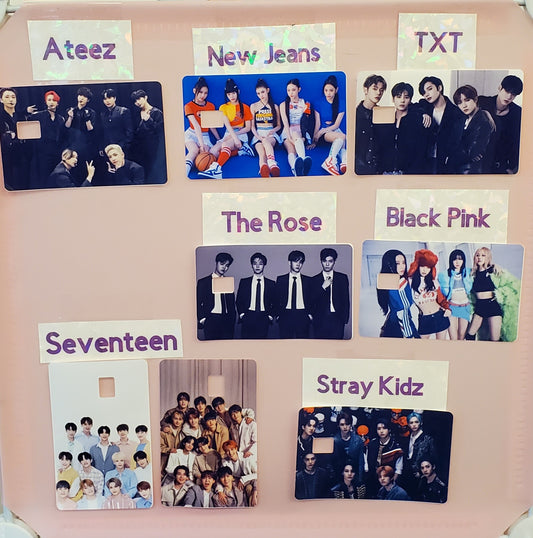 Kpop card skins