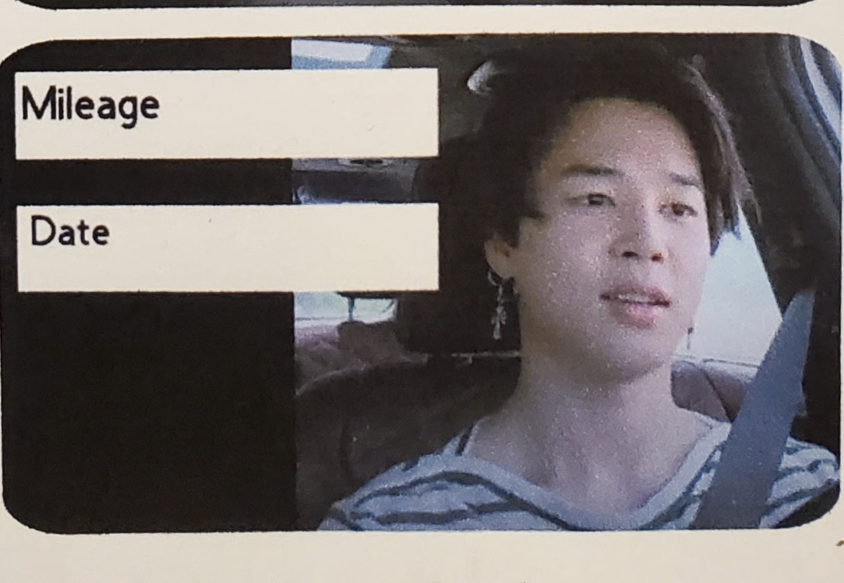 Oil change sticker