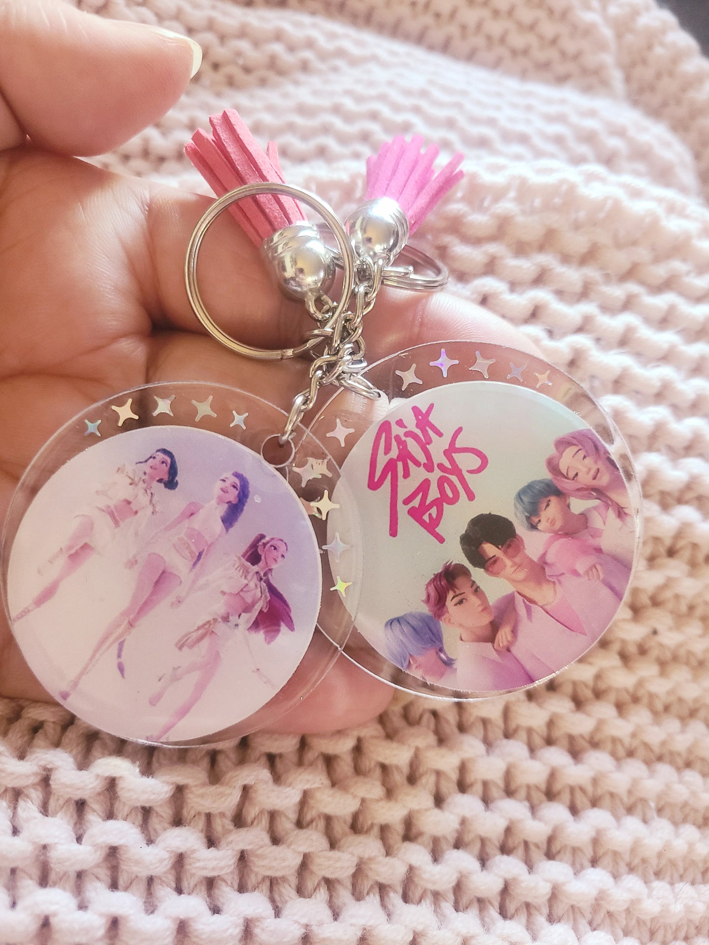 Kpop demon hunter keychains