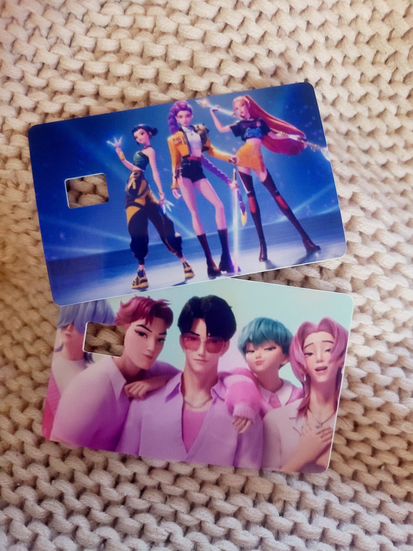 Kpop demon hunters card skins